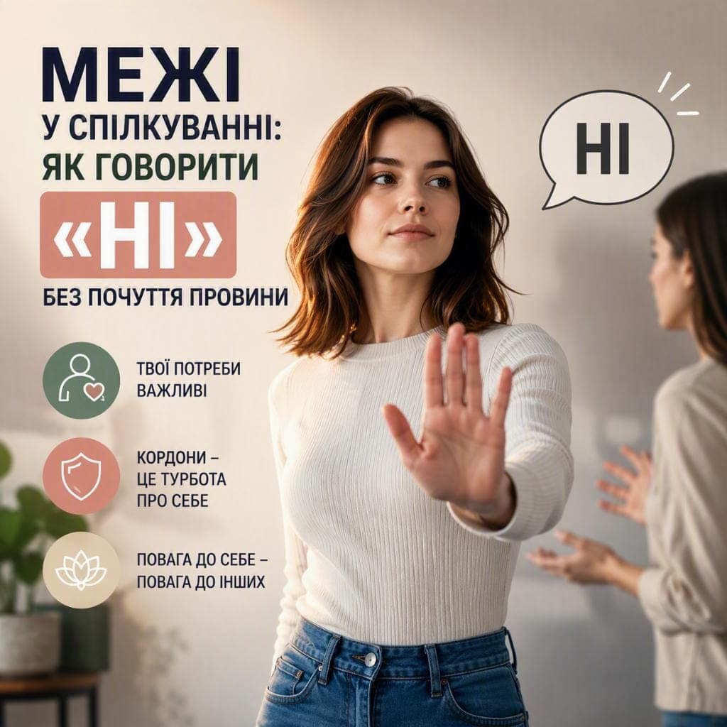 Межі у спілкуванні: як говорити ні без почуття провини