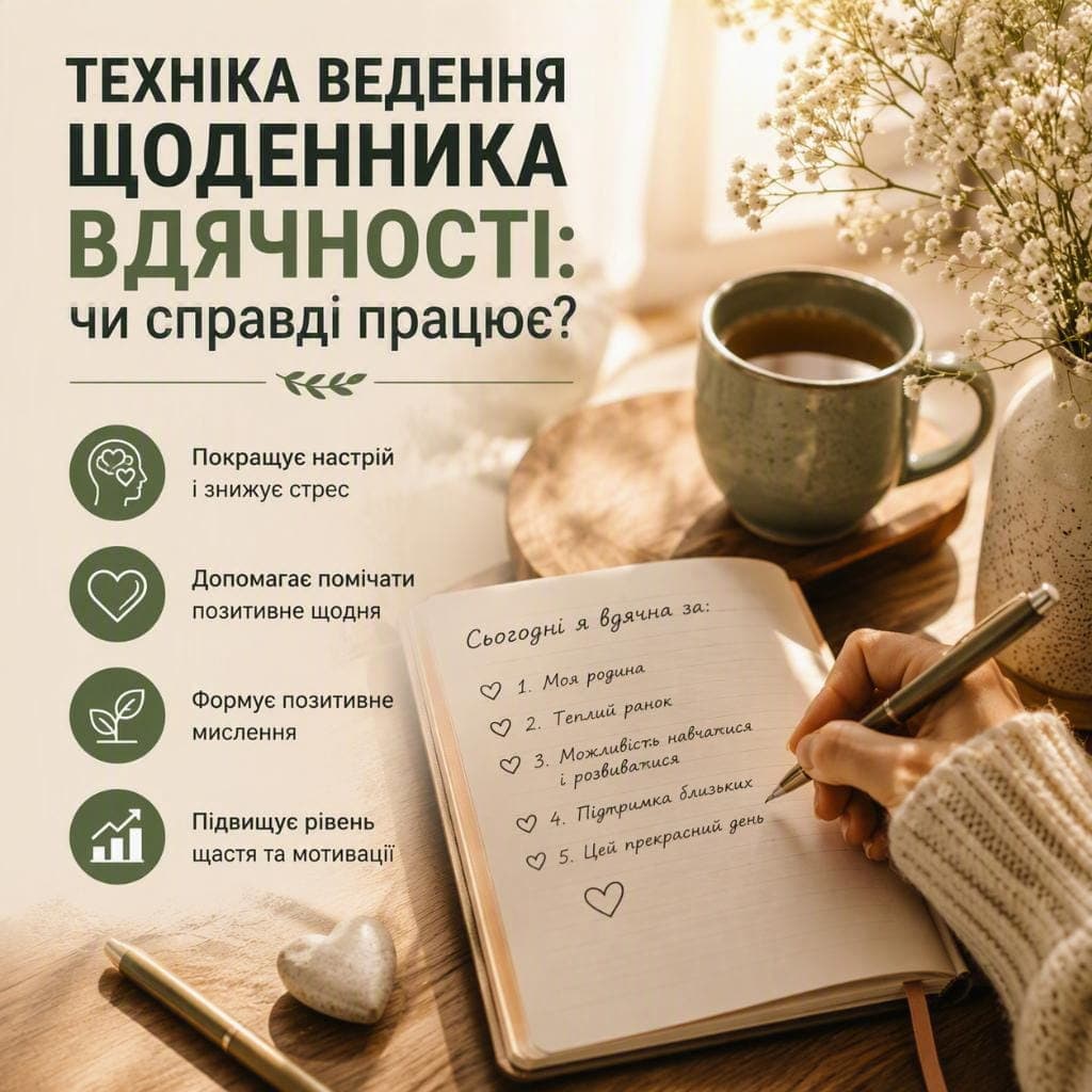 Щоденник вдячності: чи справді працює