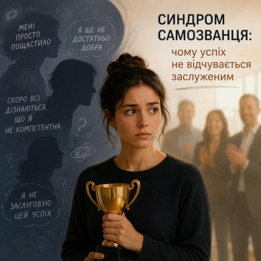 Синдром самозванця: чому успіх не відчувається заслуженим