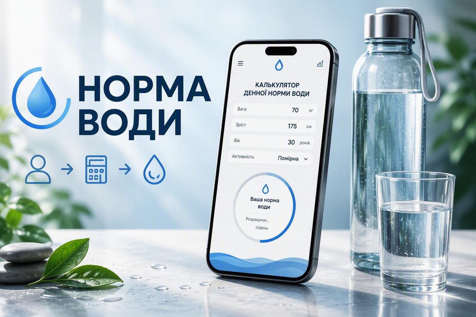 calc water