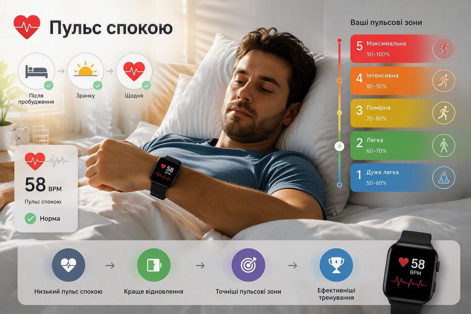 Пульс спокою: як правильно його заміряти