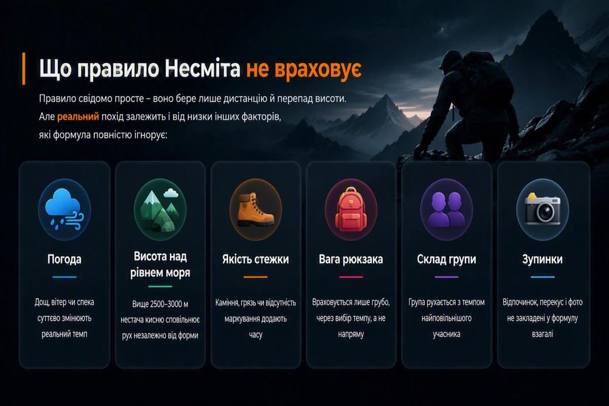 Що правило Несміта не враховує