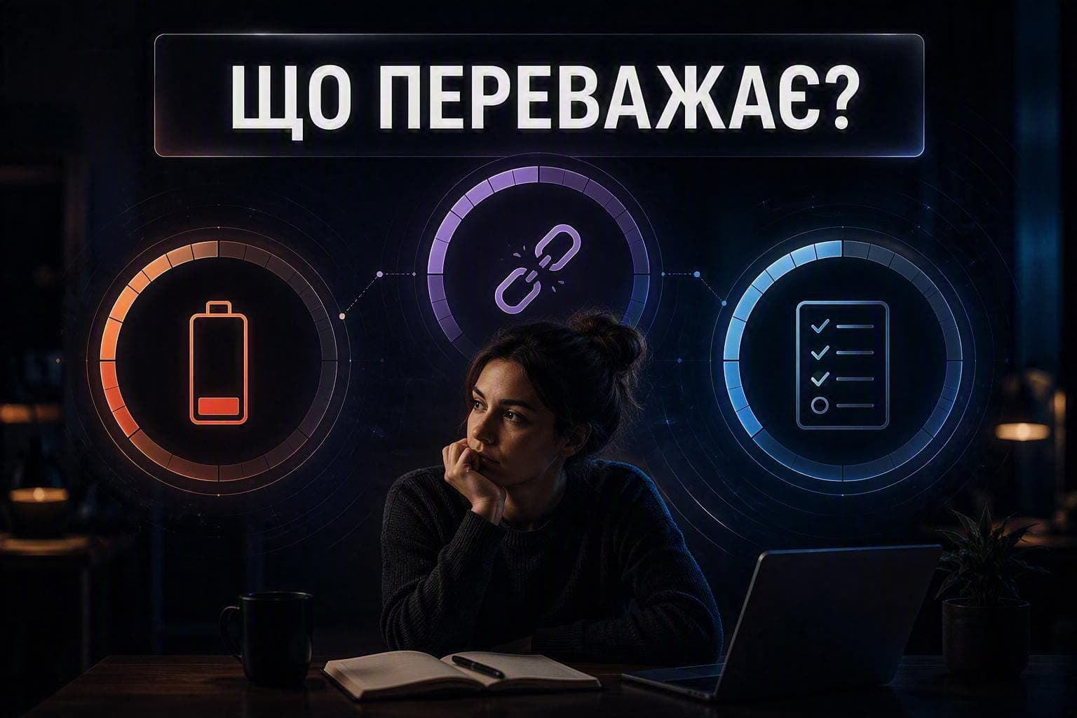 виміри вигорання: виснаження, цинізм і відчуття неефективності