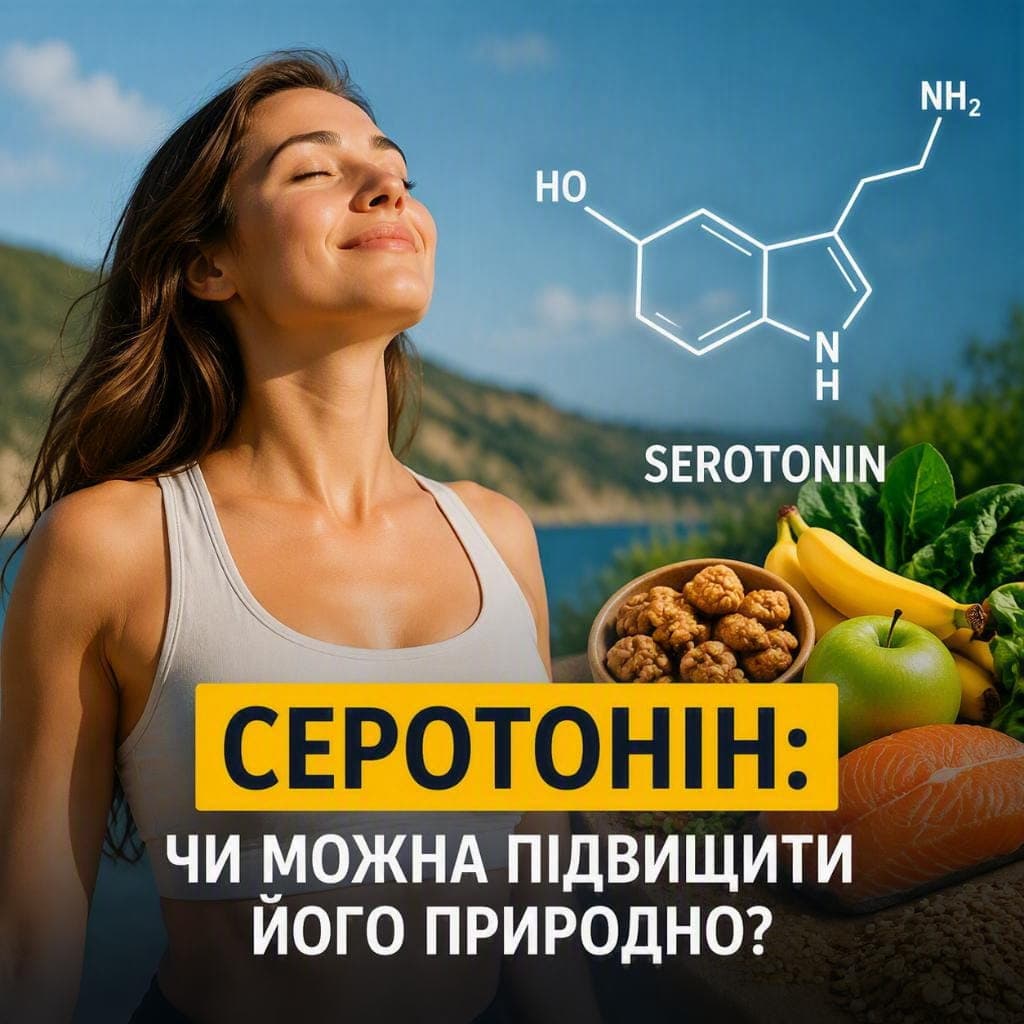 Серотонін і природні способи його підвищення