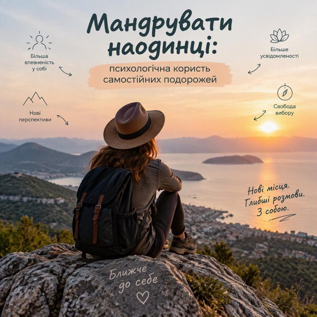 Мандрувати наодинці