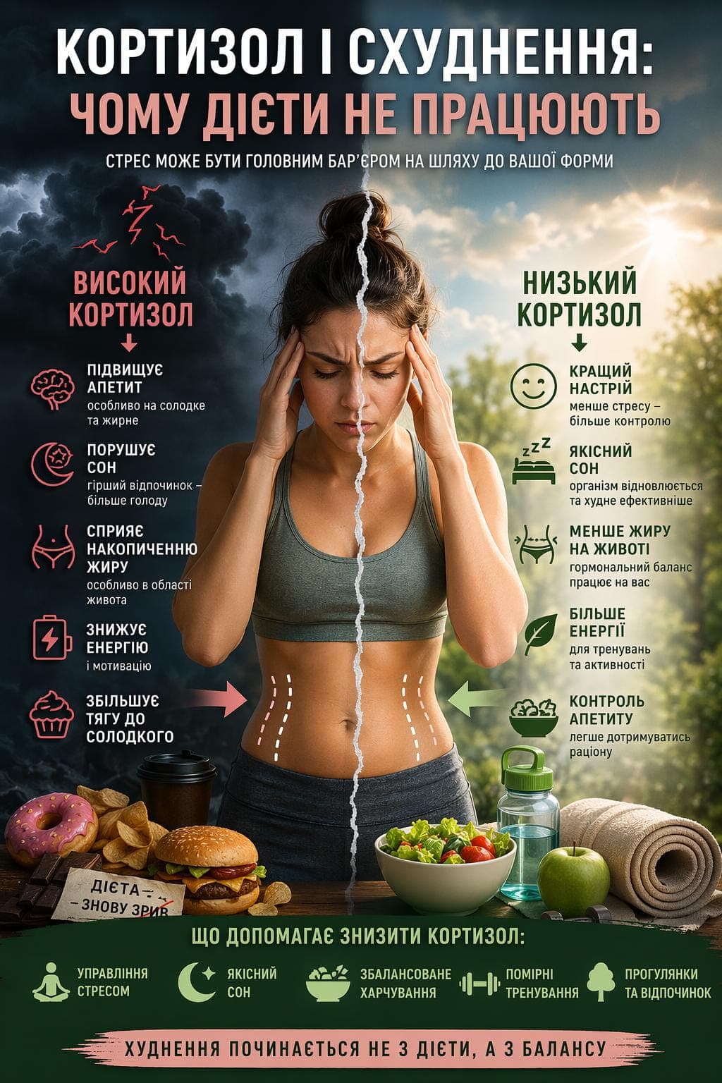 Кортизол і схуднення