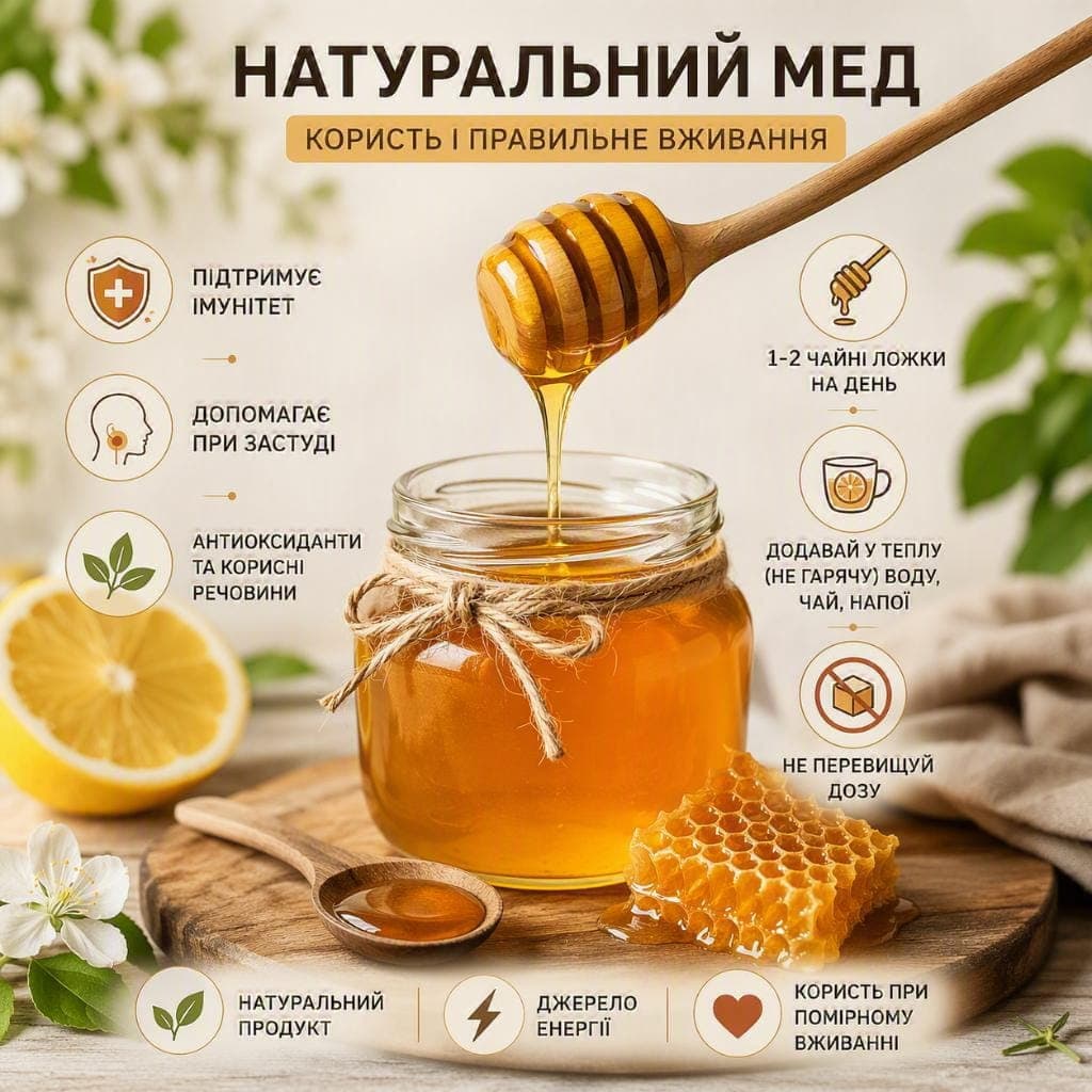 Чи корисний мед і як його правильно вживати